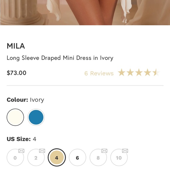 Oh Polly Ivory Dress - Picture 7 of 8